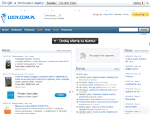 Tablet Screenshot of lody.com.pl